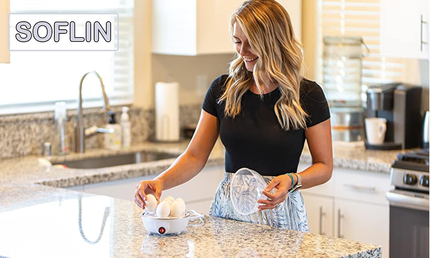 Amazon.in SOFLIN Electric egg boiler