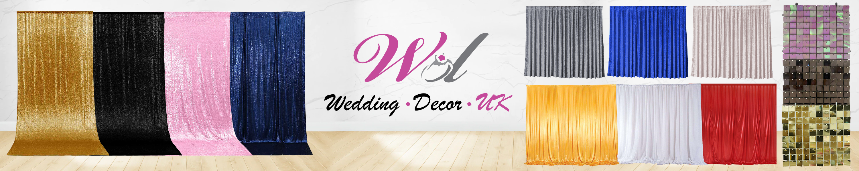 Amazon.de WedDecor Backdrop Curtains