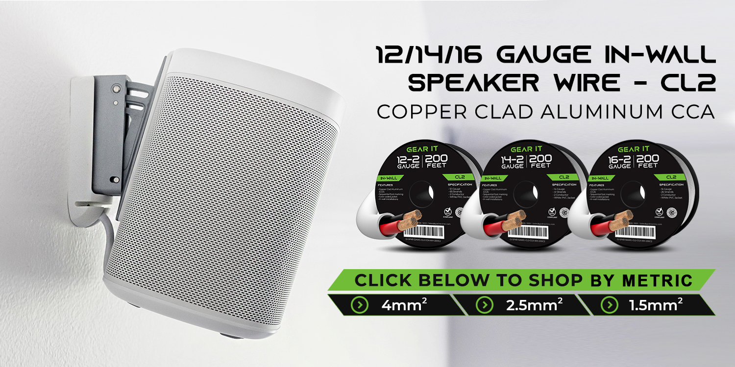 Amazon.co.uk GearIT InWall Speaker Wire CL2 CCA