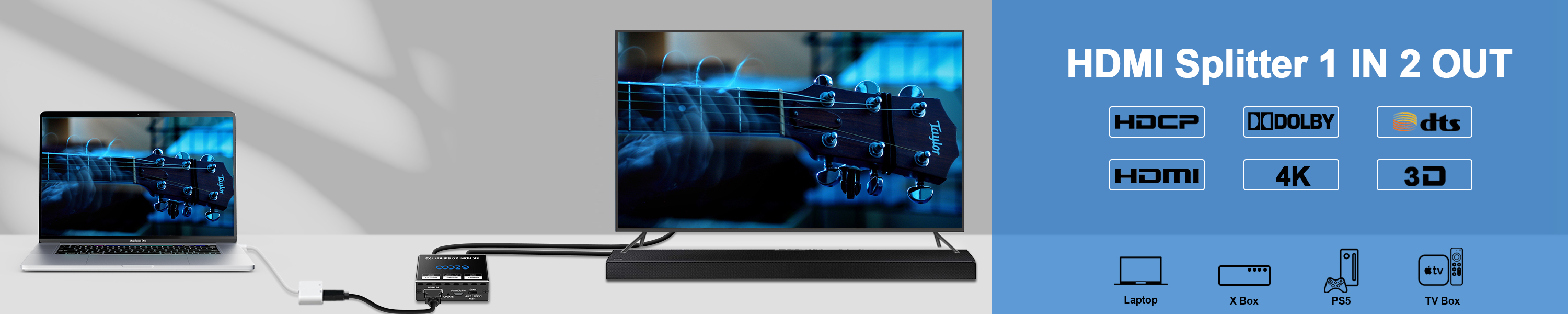 Amazon.co.uk EZCOO HDMI Splitter