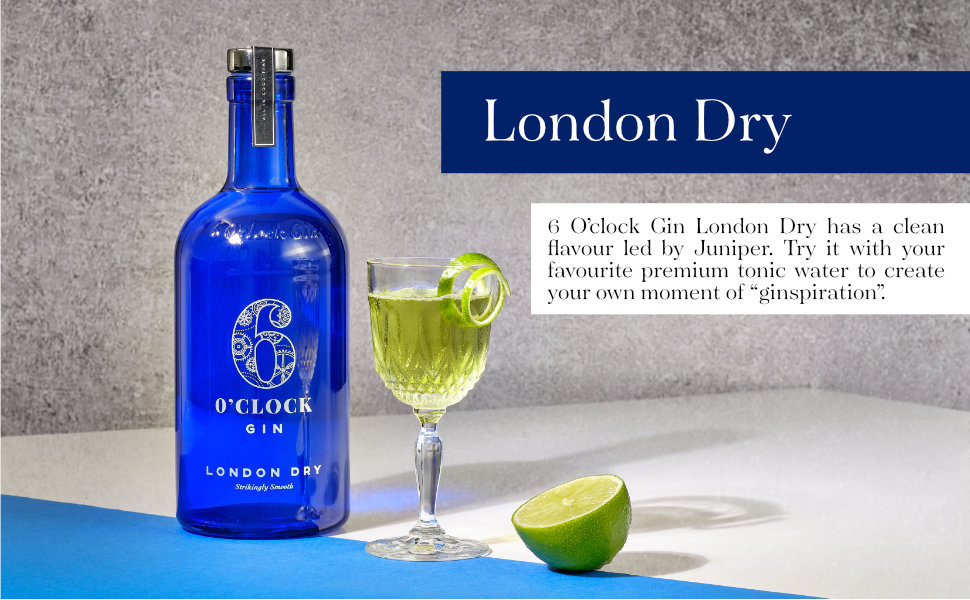 Amazon.co.uk 6 O'clock Gin London Dry