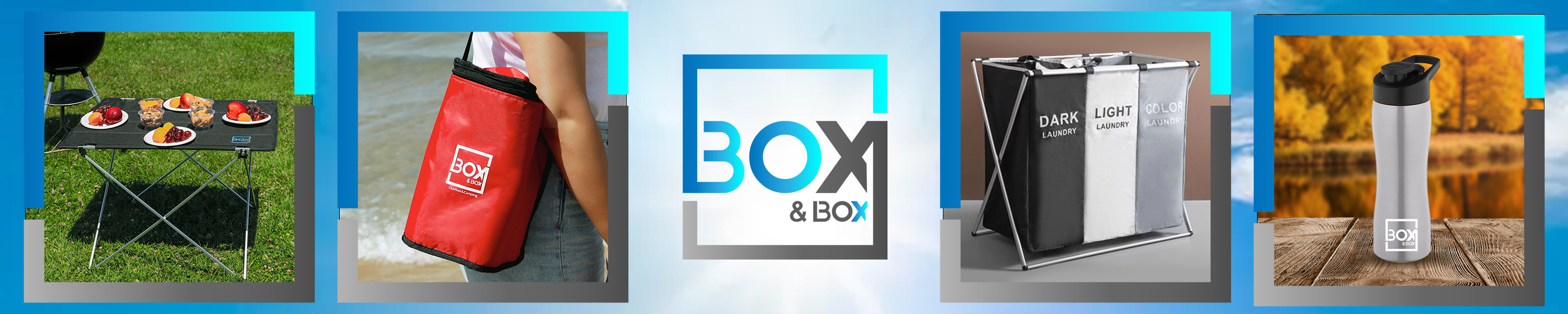 Box&Box Bardak Gözlü Kamp Masası