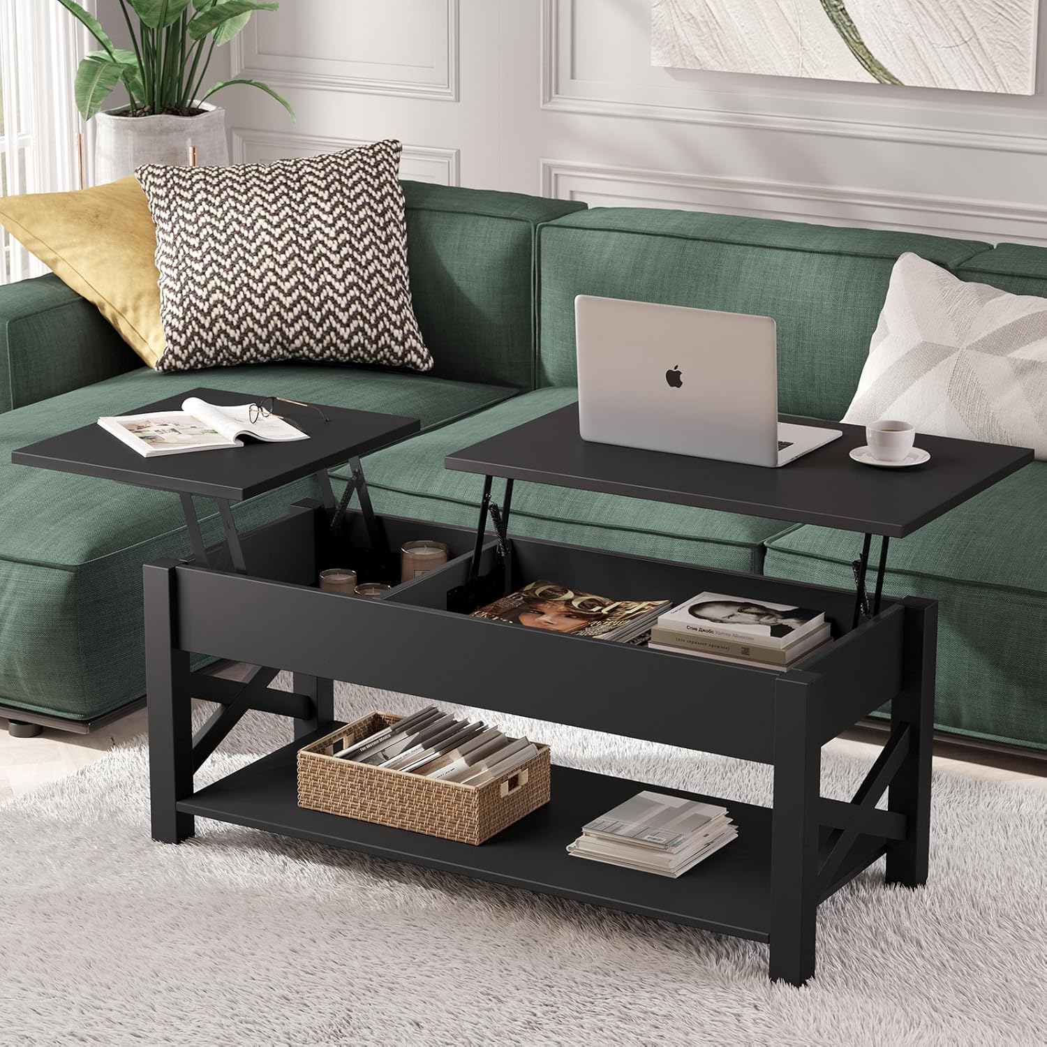 Seventable Lift Top Coffee Table