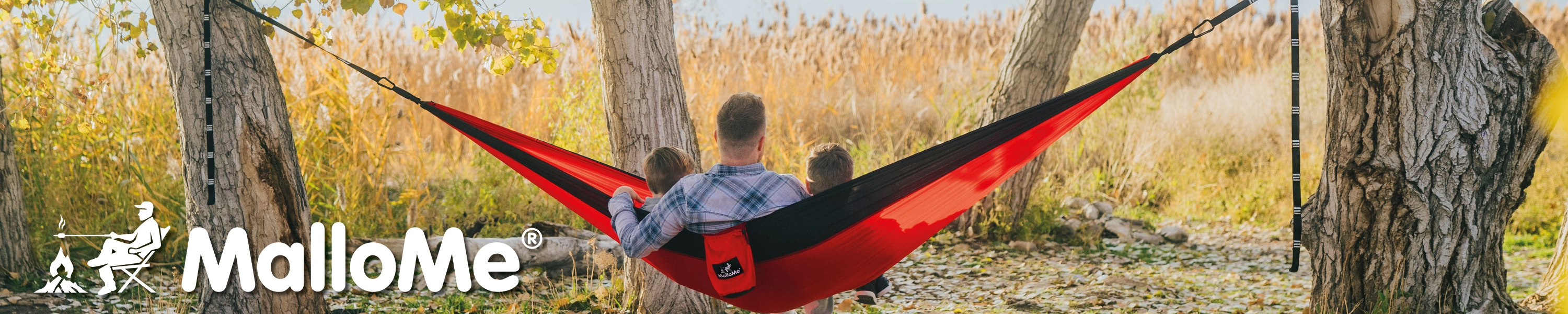 MalloMe Hammock with Tree Straps