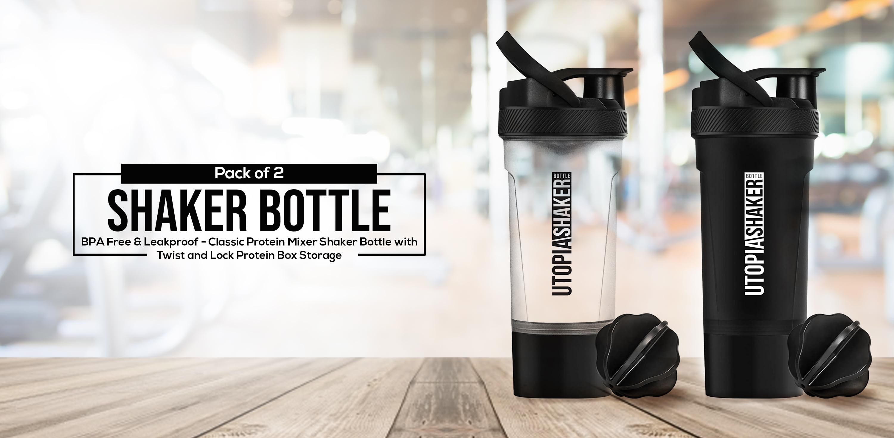 UTOPIA HOME SHAKER BOTTLE
