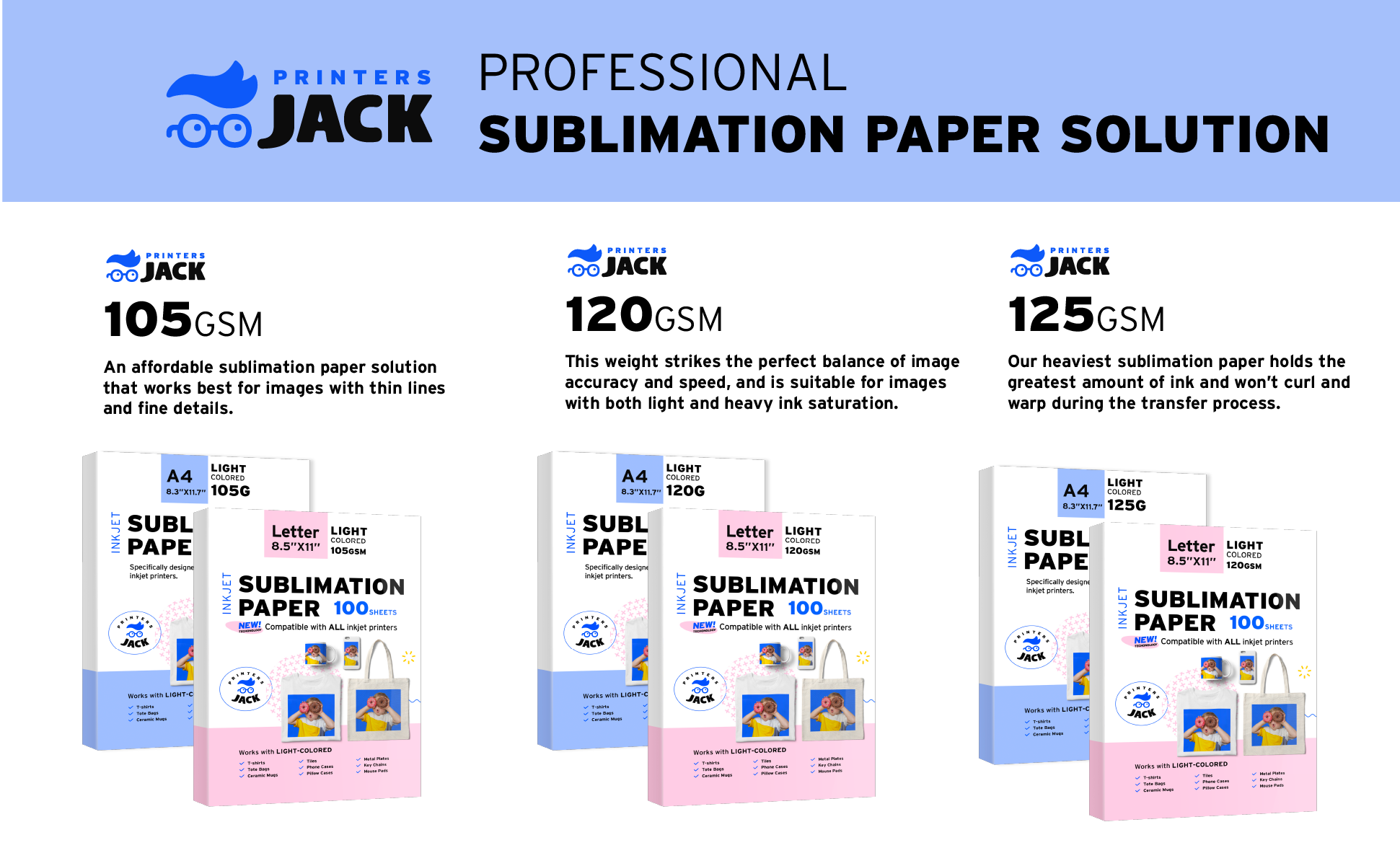 Printers Jack Sublimation Paper