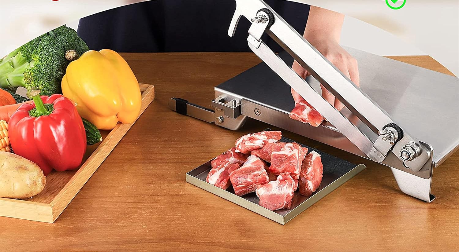 CGOLDENWALL Meat Slicer