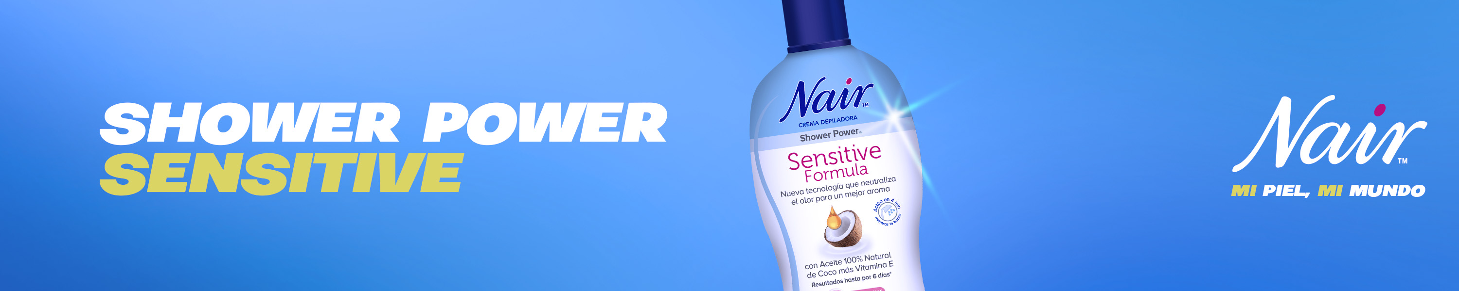 NAIR Shower Power Sensitive