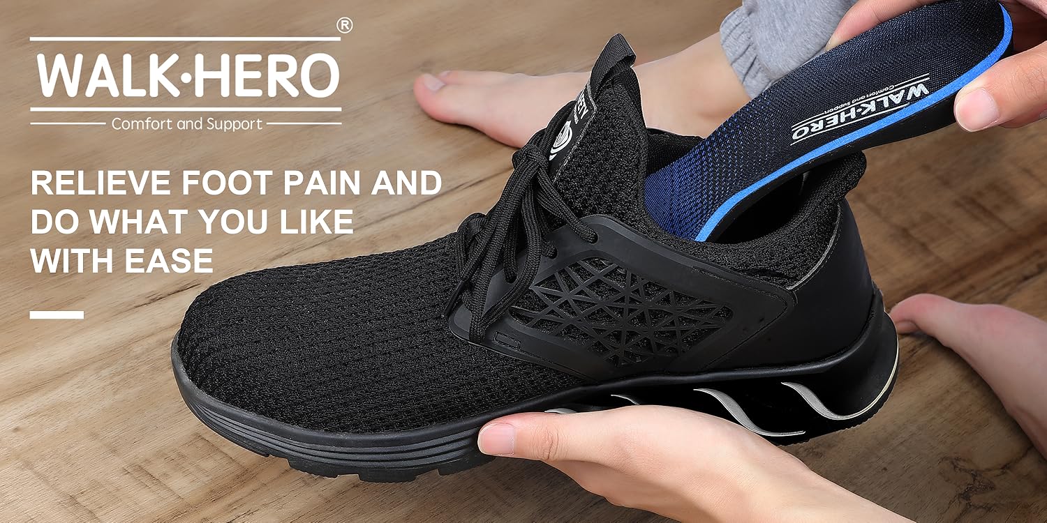 WALK·HERO COMFORT AND SUPPORT ORTHOTIC INSOLES