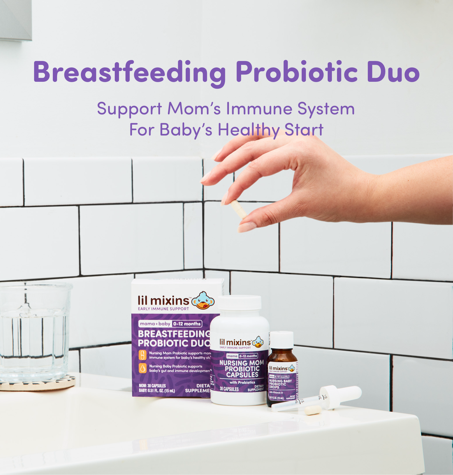 Prenatal Probiotics 3Pack 1Month Breastfeeding Probiotic Duo (Save