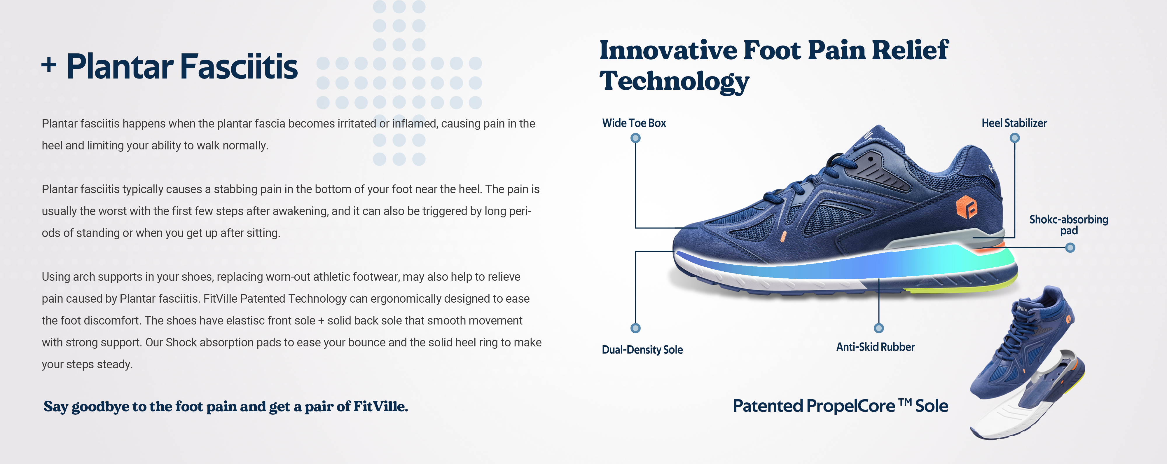 World's Premium Comfortable Shoes Plantar Fasciitis