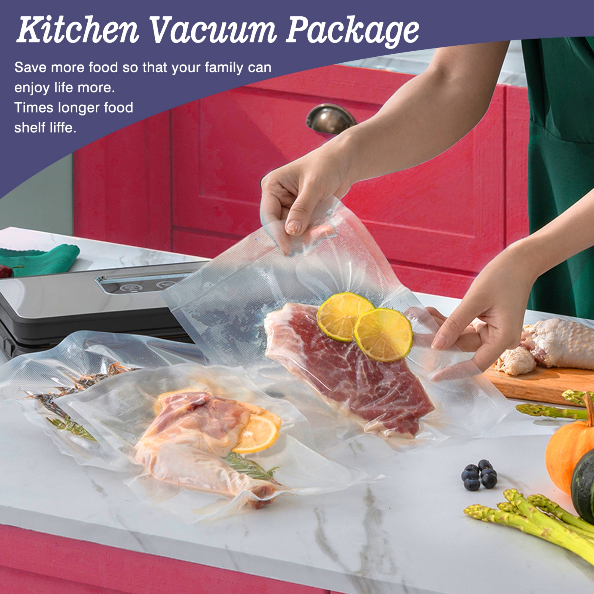 DMPACKDM VACUUM FOOD BAGS