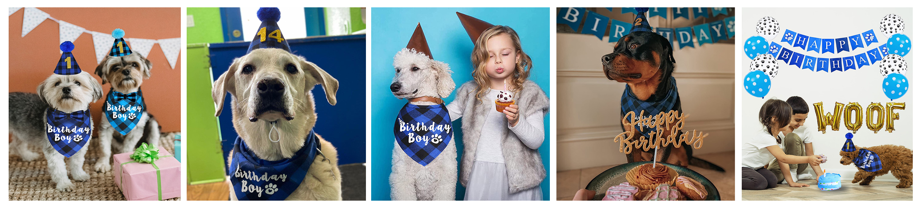 JOTFA Dog Birthday Party Supplies