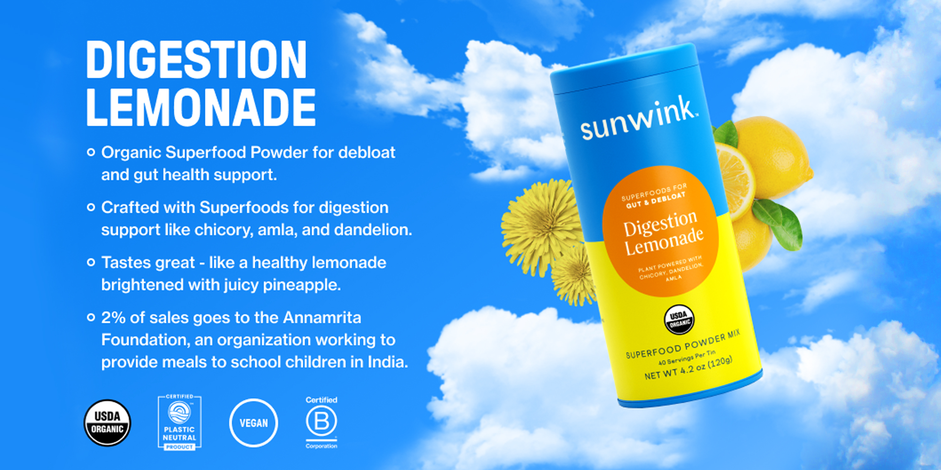 Sunwink Digestion Lemonade