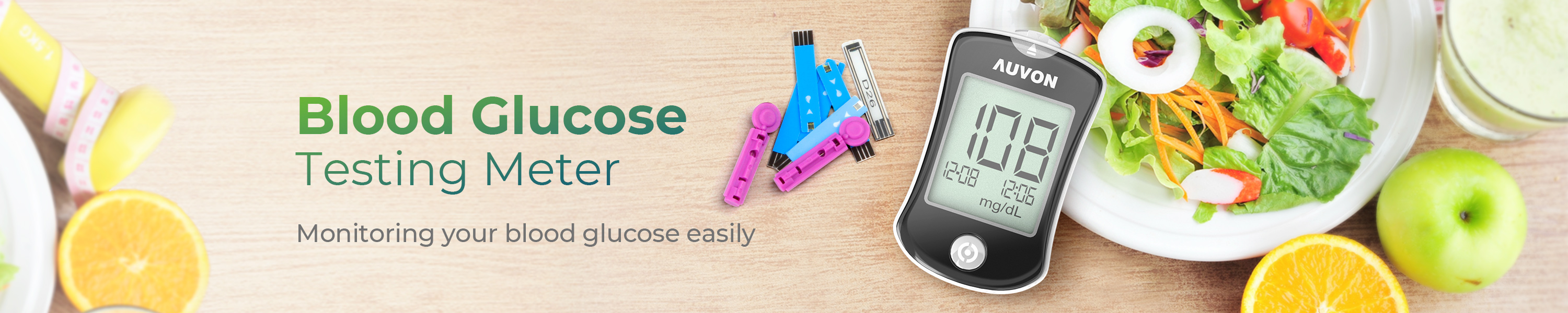 AUVON Blood Glucose Meter