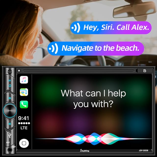 SjoyBring Double Din Car Stereo