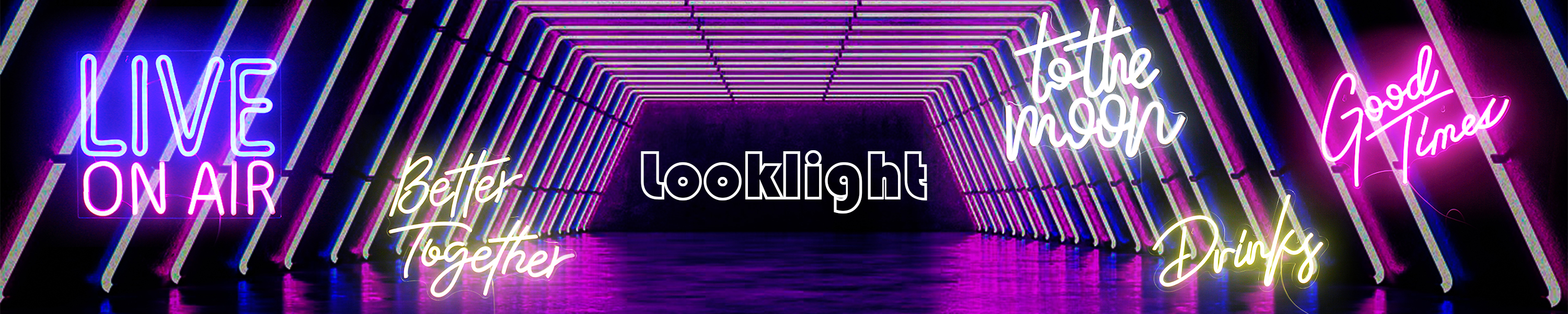 Looklight Neon Sign Letters neon sign