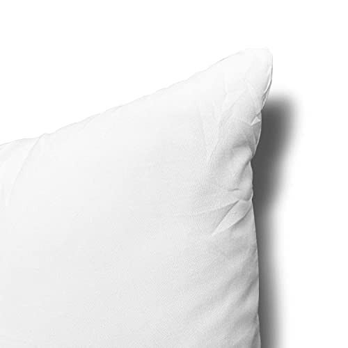 EDOW Throw Pillow Insert, Lightweight Soft Polyester Down Alternative Decorative Pillow, Sham Stuffer, Machine Washable. (White, 12x20) - Image 7
