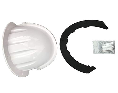 Universal Sunshade Rainshade Camera Cover Shield for Outdoor Nest/Nest IQ Camera - White - Image 5