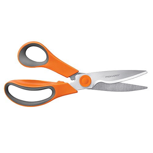Fiskars All-purpose Kitchen Shears (8 Inch), 510041-1001,Orange - Image 3