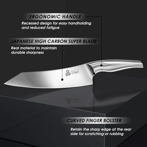 Kitchen Knife Set with Block, DDF iohEF 16 PCS Knife Set for Kitchen with Block Japanese Stainless Steel, Ultra Sharp Chef Knife Set with Sharpener - Image 4