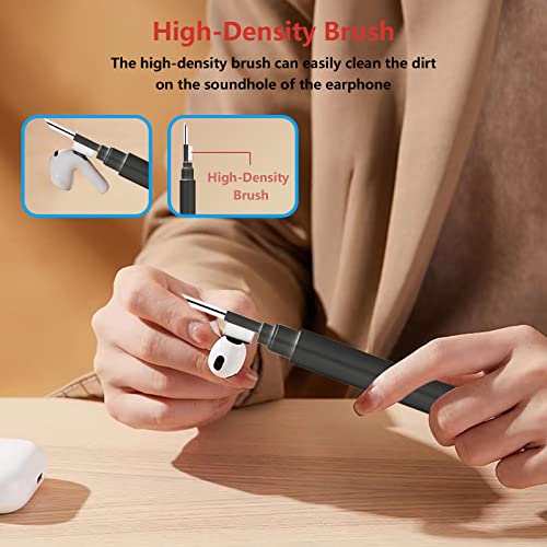 Tresoba Cleaner Kit for AirPods Pro Case 1/2 • 3 in 1 Multi-Function Wireless Bluetooth Earbuds Cleaner Pen with Brush • for Bluetooth Earphones & Headphones Cleaning - Image 5