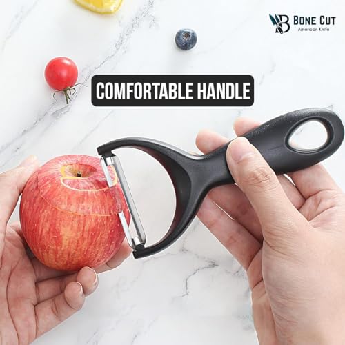 Kitchen Knife Set, 20-Piece Knife Block Set with Built-In Sharpener - German Stainless Steel Kitchen Knives - Comprehensive Knives Set for Kitchen for All Your Culinary Needs - 1 Year Refund Warranty - Image 8