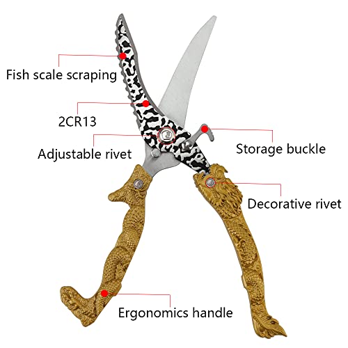 Poultry Shears,Stainless Steel Heavy Duty Kitchen Scissors - Image 4