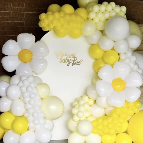 100pcs Yellow Balloons 12inch, Yellow Latex Balloons for Birthday Baby Shower Wedding Sunflower Bee Party Decorations (with Yellow Ribbon) - Image 4