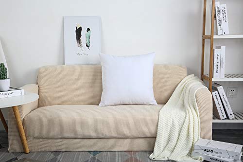 TangDepot Handmade Decorative Solid 100% Cotton Canvas Throw Pillow Covers /Pillow Shams, (16" x16" , White, 1 Count (Pack of 1)) - Image 8