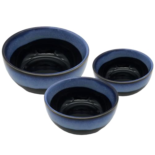 Emeril Lagasse 3-Piece Nesting Round Stoneware Mixing Bowl Set, Versatile 2/1/0.5 Qt, for Cooking, Baking, Prepping, Serving, Salad, Housewarming Gift, Microwave & Oven Safe up to 450 f - Image 6