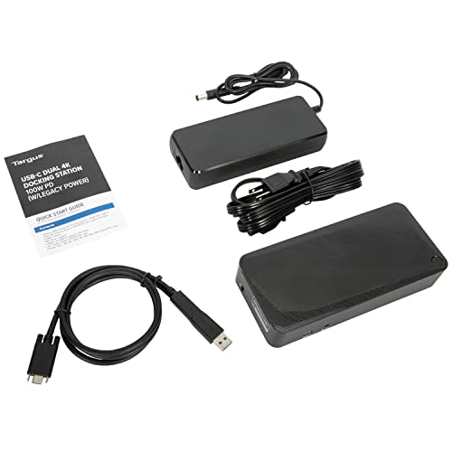 Targus USB C Docking Station Universal DV4K, USB C Laptop Docking Station Dual Monitor 2 HDMI, With Legacy Host Power Kit, Works w/ Operating Systems like Windows, Mac, Android, iOS (DOCK182USZ) - Image 6