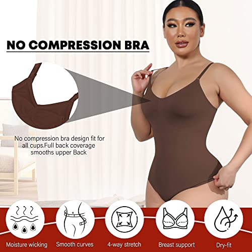Seamless Bodysuit for Women Tummy Control Shapewear | Sculpting Body Shaper Thong Dupes Shaping Tops - Image 3