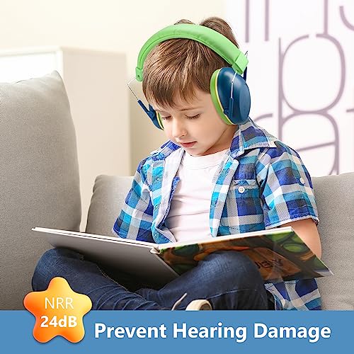 ProCase Kids Noise Cancelling Headphones, Kids Ear Protection Noise Canceling Earmuffs, Hearing Protection Noise Reduction for Autism Toddler Children for Autism Toddler Children -Navy - Image 3