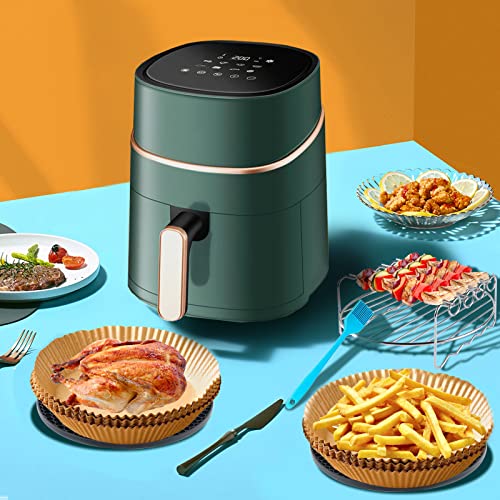 Air Fryer Accessories for Ninja Gourmia COSORI Chefman Power XL 3.6 4.0 5.8QT Air Fryer, 12 PCS Air Fryer Accessory with Oven Cake Pan Pizza Pan Air Fryer Liner Cupcake Pan - Image 6