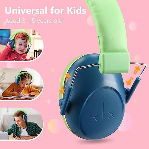ProCase Kids Noise Cancelling Headphones, Kids Ear Protection Noise Canceling Earmuffs, Hearing Protection Noise Reduction for Autism Toddler Children for Autism Toddler Children -Navy - Image 4