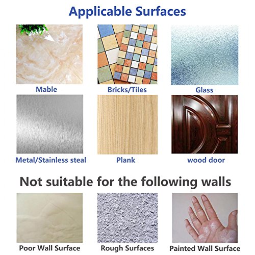 JINSHUNFA Wall Hooks 13lb(Max) Transparent Reusable Seamless Hooks,Waterproof and Oilproof,Bathroom Kitchen Heavy Duty Self Adhesive Hooks,8 Pack - Image 6