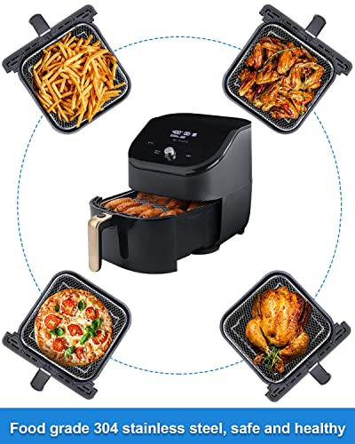 Air Fryer Rack for Instant Vortex COSORI NUWAVE Air Fryer Oven- 304 Stainless Steel Three Stackable Dehydrator Rack Toast Rack Stand Accessories - Image 4