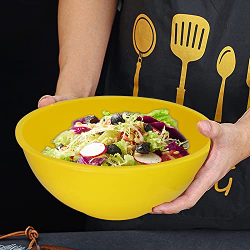 ATRDTO Classic Mixing Bowl Set, BPA Free Plastic, Microwave and Dishwasher Safe,Ideal for Baking, Prepping, Cooking and Serving Food (Set of 6) - Image 6