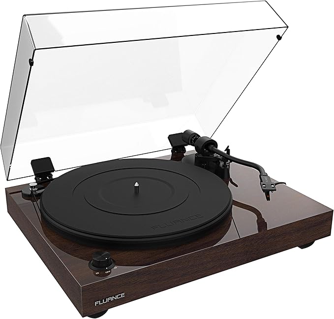 Fluance RT82 Vinyl Turntable Record Player - Walnut