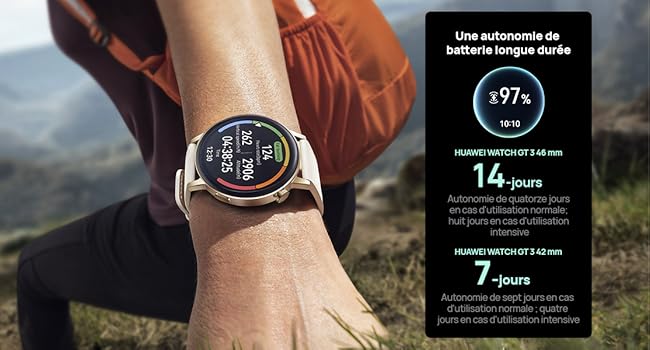 2 semaines d'autonomie de batterie longue durée