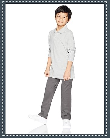 Boys Flat Front School Uniform Pants