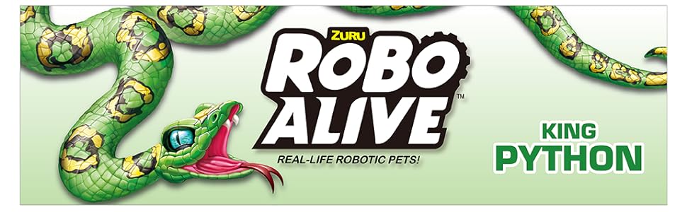 Robo Alive King Python - realistic snake toy for boys