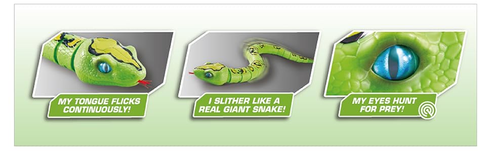 Robo Alive King Python - realistic snake toy for boys