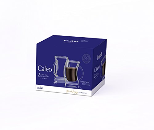 JoyJolt Caleo Double Wall Insulated glasses Espresso Cups Set of 2, 5.4-Ounces - Image 4