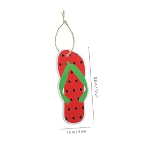 OFFSCH 1 Set Wall Decoration Wall Accent Decor Flip-Flop Hanging Ornaments Hawaiian Themed Decor Hawaiian Decor Home Decor Slipper Ornamnets Hanging Slipper Ornament Summer Accessories 31uFMNAeEQL. SS280