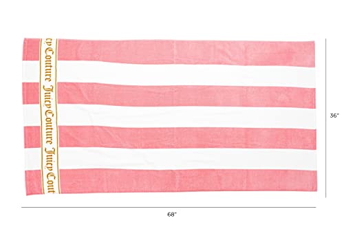 Juicy-Couture-100-Cotton-Extra-Large-Beach-Towels-Oversized-Clearance-Pool-Towels-Bath-Towels-Lightweight-Quick-Dry-Towels-36-in-x-68-in-1-Pack-PinkWhite-Adults-Cabana-Striped-Towels 31yRoq2Gr6L