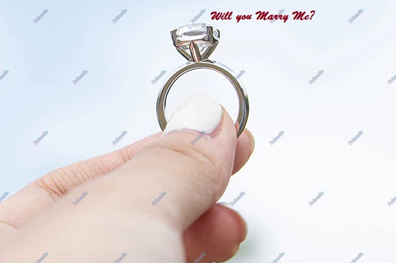 7clouds Perfect Engagement Ring Extraordinary Diamond Stone Ring Original Certified By IGL Lab Amazing Shiney Cuts D Color VVS1 Clarity 1Ct Beautiful डायमंड रिंग असली हीरा की अंगूठी Her Proposal Ring Real Diamond Ring Under 100000 Best Angoothee Hire Ki Anguthi For Her - Image 4