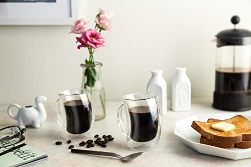 JoyJolt Caleo Double Wall Insulated glasses Espresso Cups Set of 2, 5.4-Ounces - Image 5