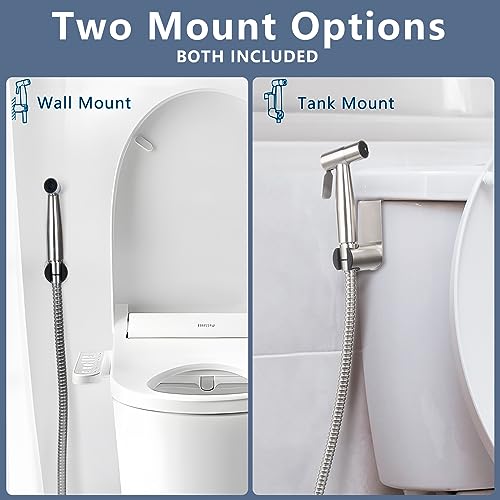GuiMemi Handheld Bidet Sprayer for Toilet Bidet Sprayer Premium Stainless Steel Jet Sprayer for Toilet Water Sprayer Handheld Bidet Perfect for Whole Family Cleaning Use - Image 4